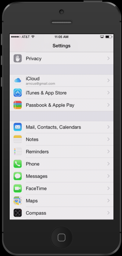 how to add email account on iphone 6s