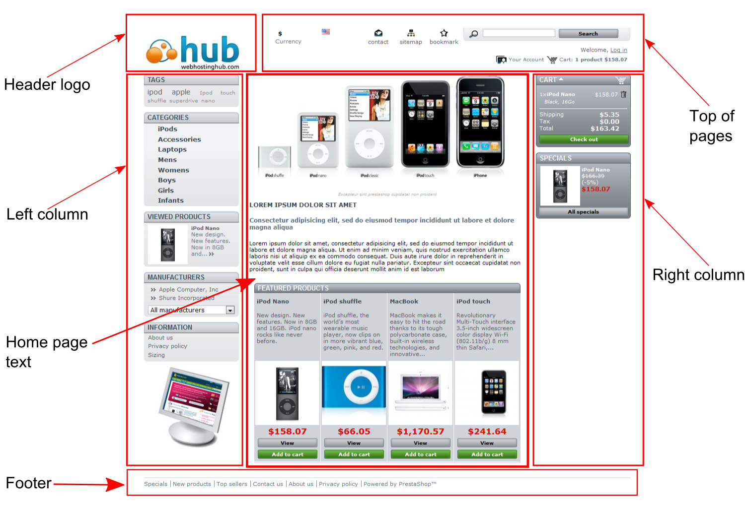 Customizing the PrestaShop Home Page | Web Hosting Hub